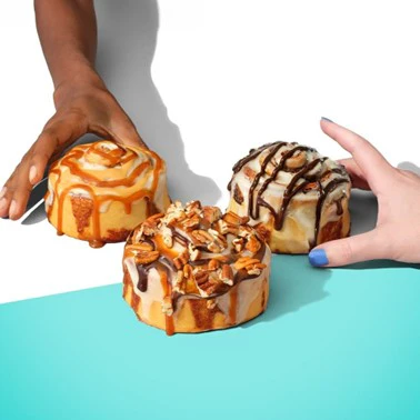 Cinnabon minibon trio